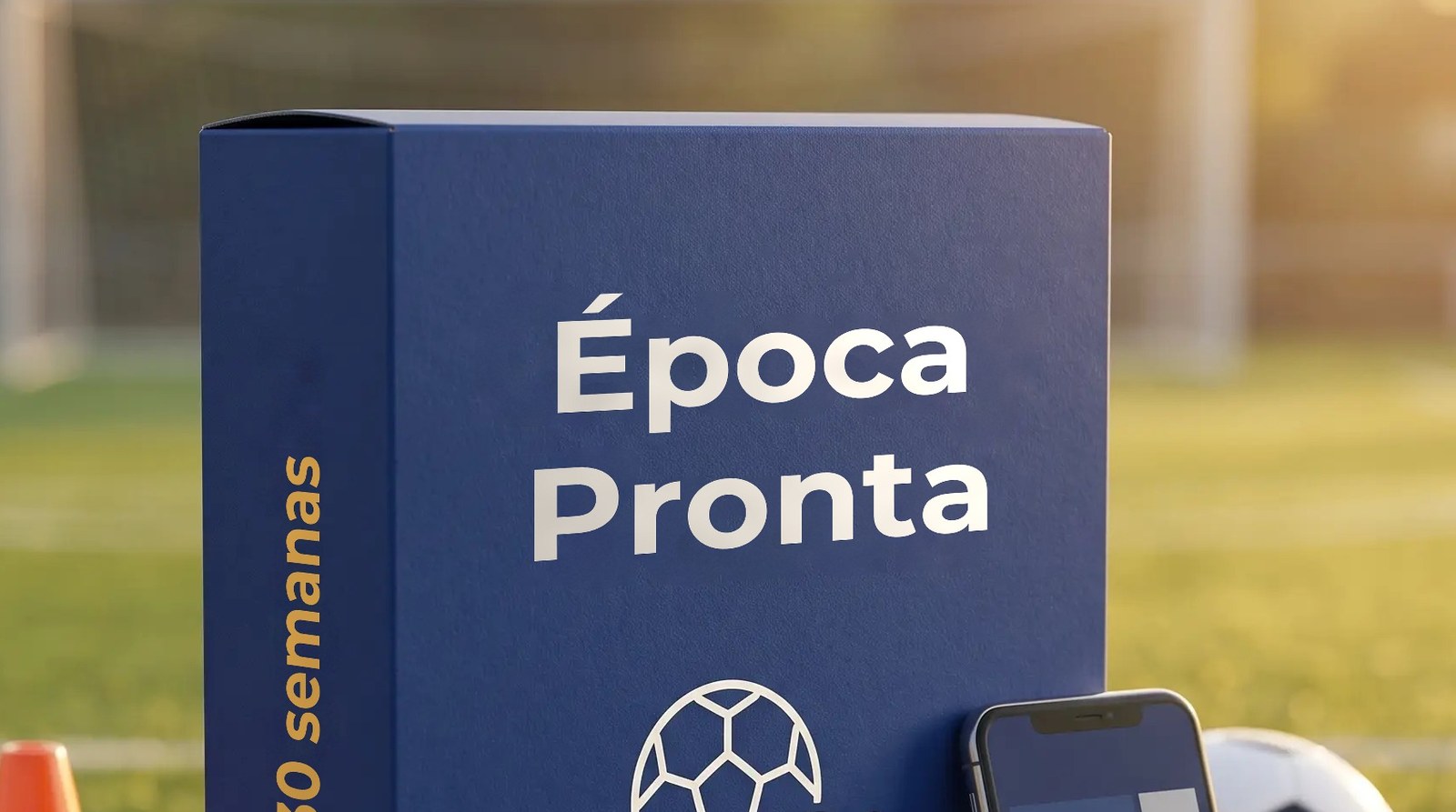 Planeador da época numa mesa junto ao campo
